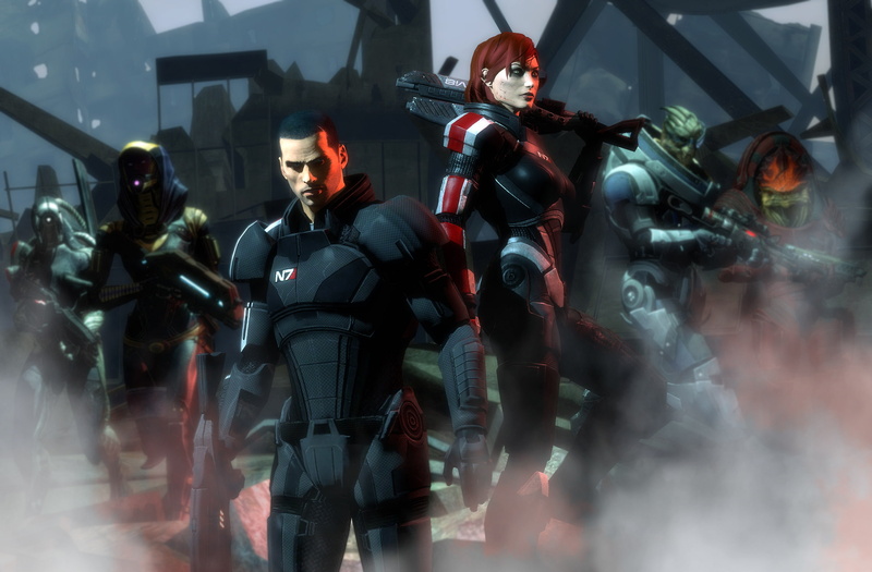 Tali Zorah, turians, Female, 1080P, urdnot wrex, krogan, shepard, legion, garrus vakarian, mass effect