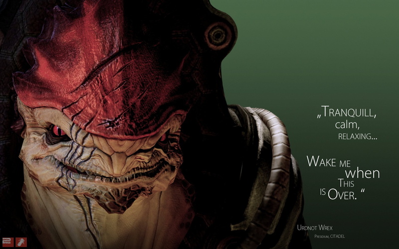 Mass Effect 2, Mass Effect, 1080P, Urdnot Wrex