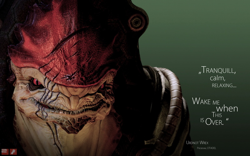 quotes, krogan, wrex, mass, 2K, effect