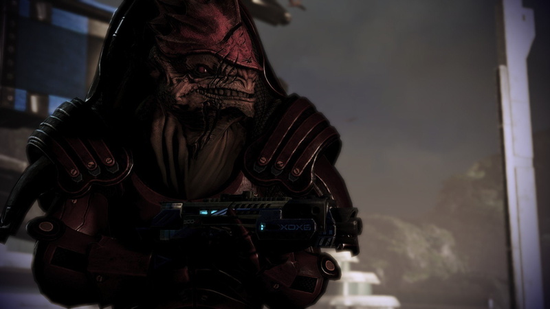 video, krogan, wrex, 1080P, games, effect, mass