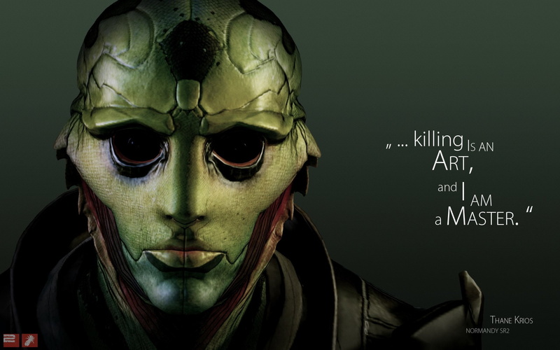 Mass Effect 2, Thane Krios, Mass Effect, 1080P