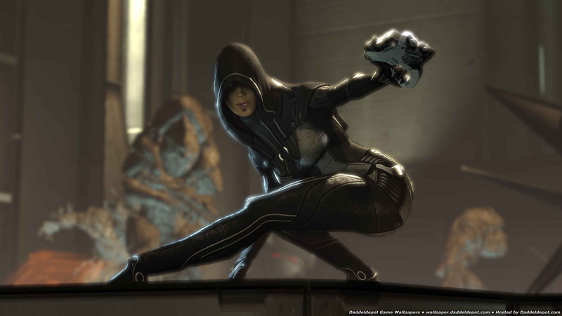 games, x, mass, video, hd, girl, effect, 1080P, Video Games, art, weapons, goto, people, women, kasumi