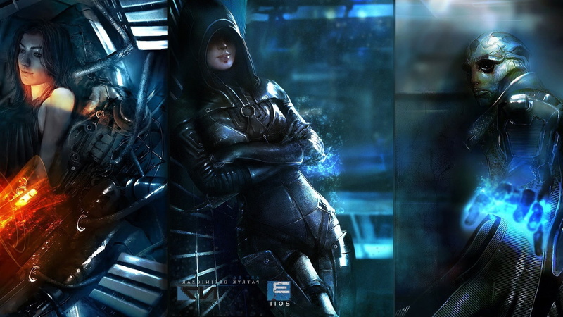 1080P, mass effect video games miranda lawson kasumi goto thane krios glowing mass effect 3