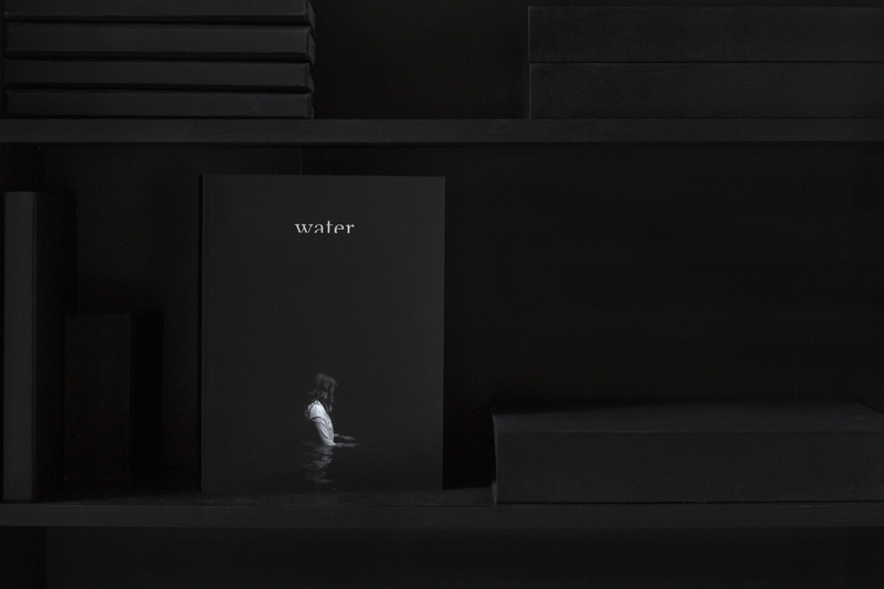 magazine, text, full length, 2K, black, shelf, except, Journal, communication, one woman only, dark, person, fear, standing, Water, entrance, spooky, cover