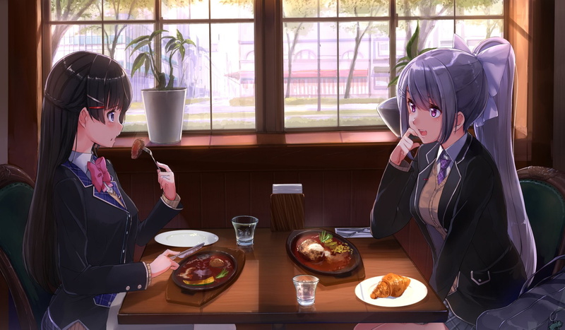 Higuchi Kaede, Tsukino Mito, 1080P, Virtual Youtuber, Anime