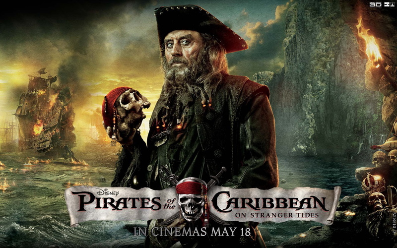 Blackbeard (Pirates of the Caribbean), Ian McShane, Pirates Of The Caribbean, 1080P, Pirates of the Caribbean: On Stranger Tides