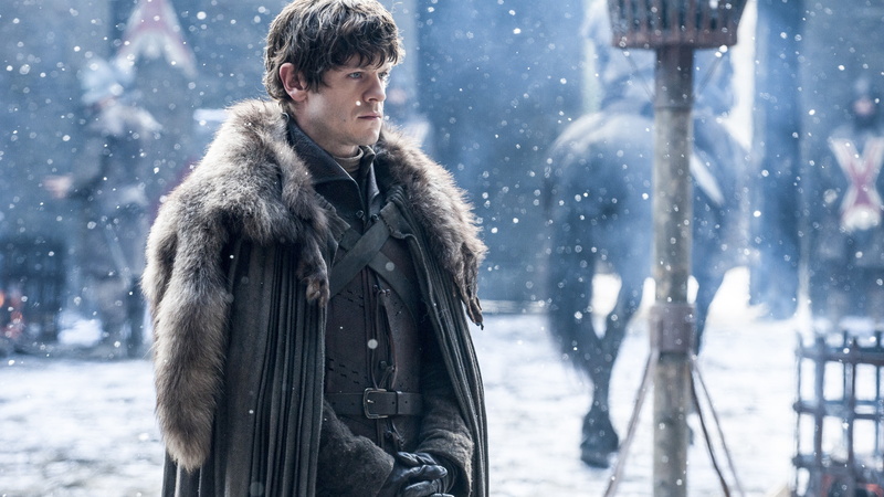 man, 6 seson, near, standing, wearing, 4K, leather, Game of Thrones, post, coat, Best TV Series, black, winter, parka