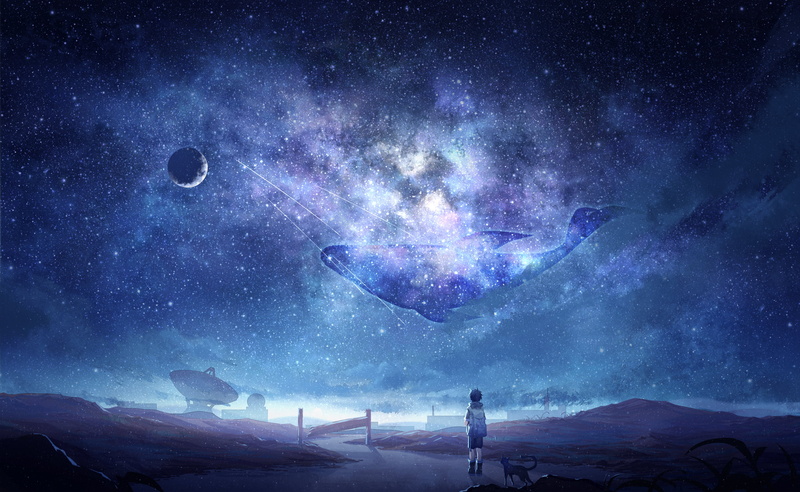 star, 2K, tv, scenics - nature, gray, stars, star field, star - space, landscape, purple, outdoors, beauty in nature, mountain, black, flat, space and astronomy