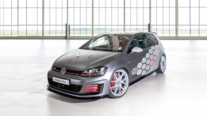 Wörthersee 2016, hatchback, door, 4K, Golf GTI, Volkswagen Golf GTI " Heartbeat", volkswagen, Typ 5G, gray