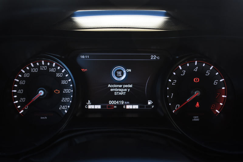 speedometer, close-up, motor vehicle, control, indicator, dashboard, no people, speed, 5K, indoors, car, transportation, luxury, glowing, temperature