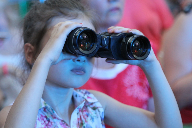 binoculars, photography themes, watching, looking through an object, portrait, concert, holding, headshot, 2015, childhood, innocence, 5K, viewer, discovery