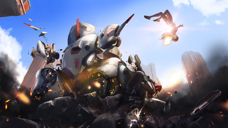 Overwatch, 4K, Reaper (Overwatch), D.Va (Overwatch)