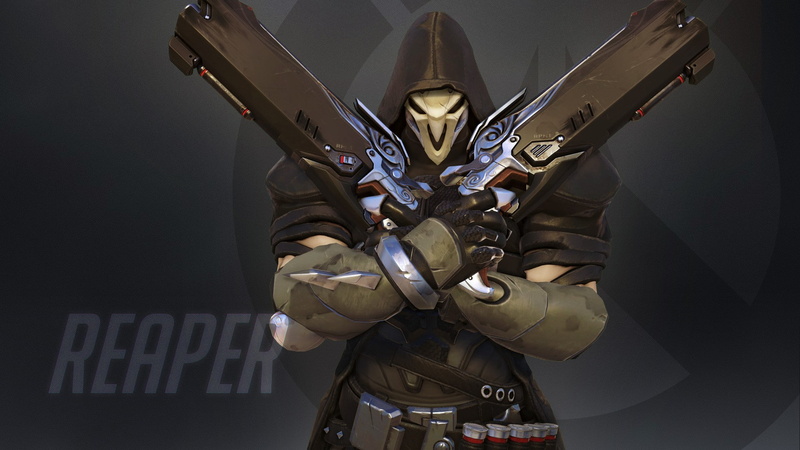 video games, 1080P, Blizzard Entertainment, Overwatch, Reaper (Overwatch)