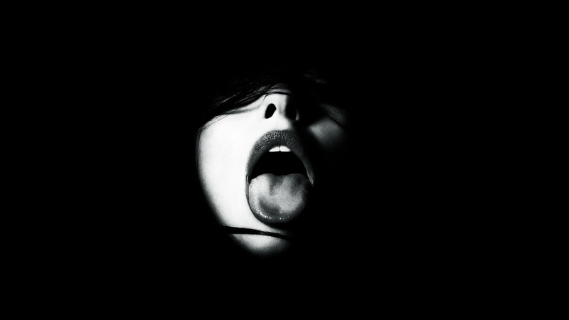 tongue, 1920x1080, woman, artistic, illustration, sticking, portrait, 1080P