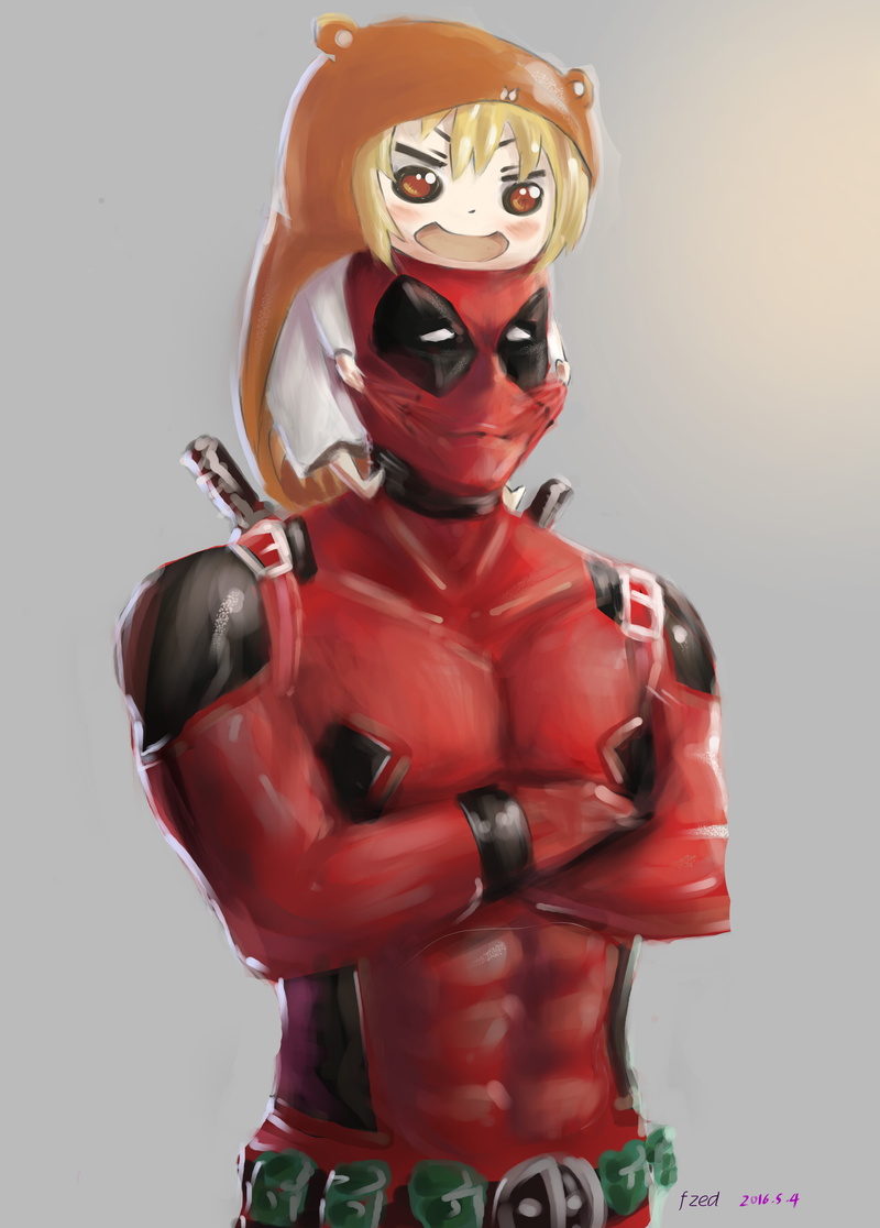 human representation, representation, toy, gray, artificial intelligence, 4K, waist up, Umaru-chan, people, work helmet, artwork, painting, studio shot