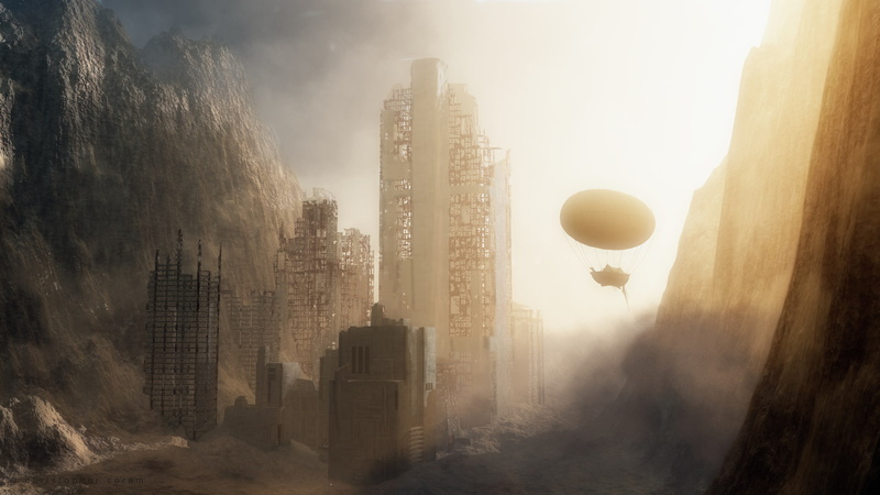 1080P, Sand, Space, Post Apocalyptic, Sci Fi, Steampunk, City, Alien