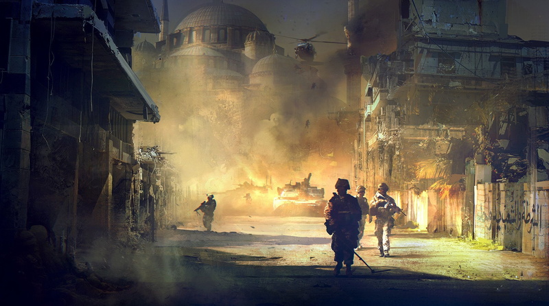 Ruin, Weapon, Soldier, Gun, 1080P, Tank, Helicopter, Military, Warzone