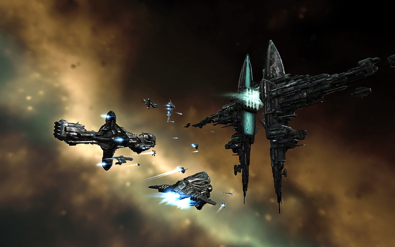 vehicles, spaceships, Myrmidon, online, 1080P, Gallente, eve, Hyperion