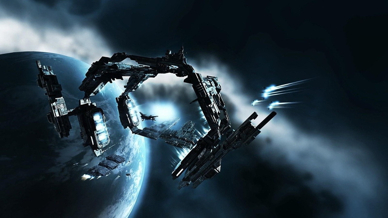 space, science fiction, gates, EVE Online, 1080P, Caldari, spaceship