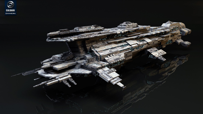 science fiction, Caldari, artwork, 1080P, spaceship, reflection, fantasy Art, digital art