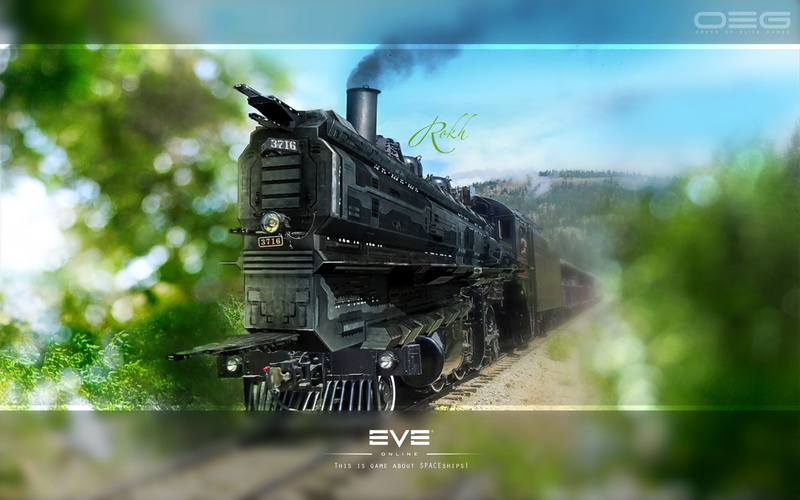 armored tank, steam train, weapon, eve online rokh spaceship caldari, sunlight, aggression, tank, outdoors, transportation, no people, nature, 1080P, plant