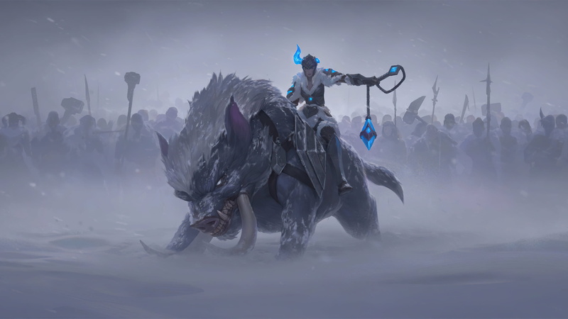 4K, Legends of Runeterra, sejuani, video games