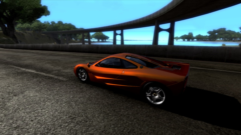 outdoors, speed, McLaren F1, car, sky, transportation, wheel, road, no people, motor vehicle, building exterior, plant, day, 1080P, land vehicle, mode of transportation