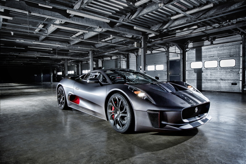 review, Jaguar C-X75, test drive, hybrid, sports car, electric car, supercar, side, speed, 4K