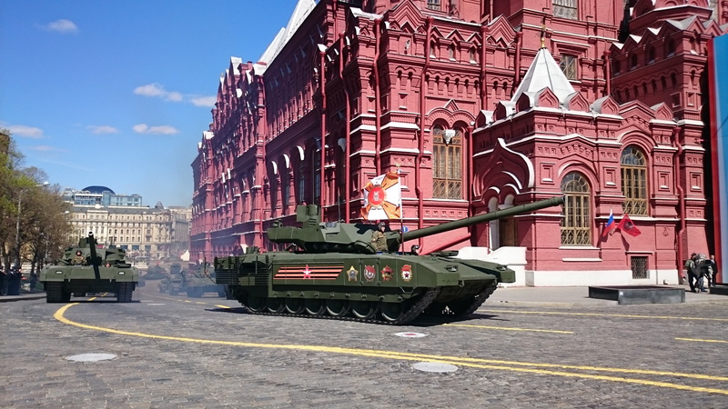 4K, Russian, parade, Armata, the main tank, T-14