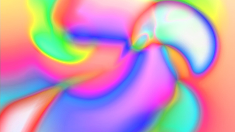 colorful, graphic design, abstract, gradient, holographic, 2K, Photoshop, liquid, iridescent