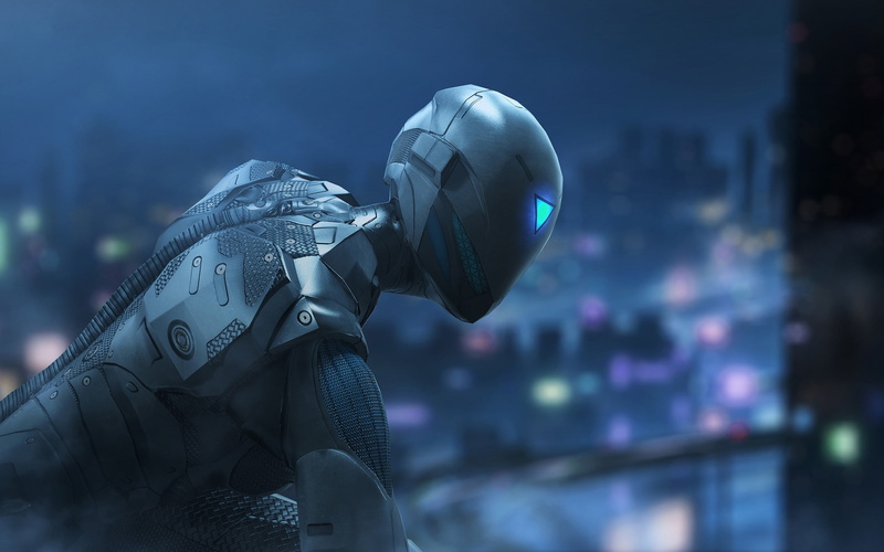 profile view, sci-fi, 2K, saija, raw data, robot, Games