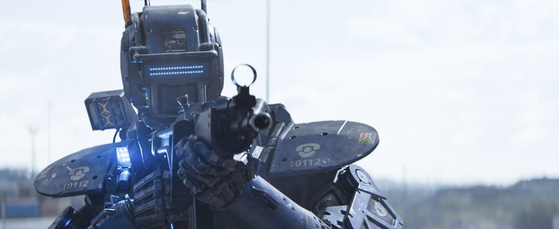 Chappie, police, robot, Best Movies of 2015, 4K, gun