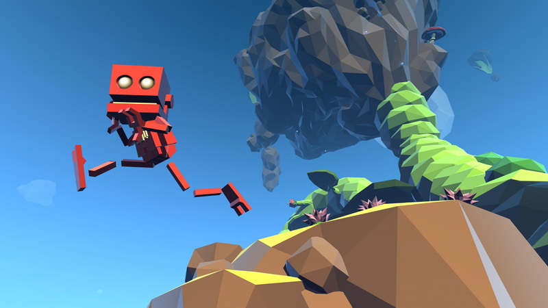 5k, PC, 4K, screnshot, B.U.D., robot, Best Adventure Games 2015, illustration, gameplay, red, review, Grow Home