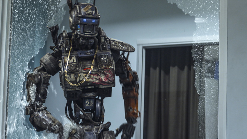 police, robot, gun, Best Movies of 2015, Chappie, 4K