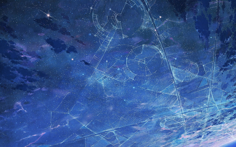 2K, computer Graphic, futuristic, abstract backgrounds, abstract, stars, environment, backdrop, blue, planet, artwork, space, cloud - sky, beauty in nature
