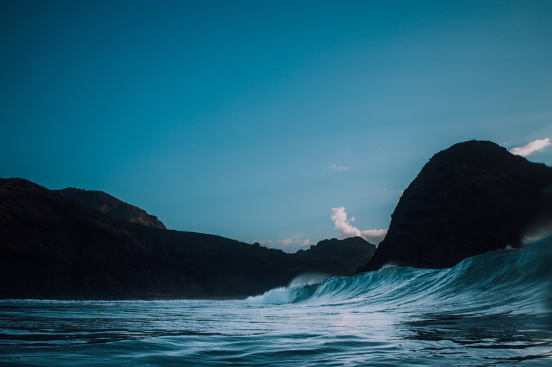 power in nature, tranquility, scenics - nature, rock - object, scenics, beach, environment, beauty in nature, coastline, nature, water, no people, rock