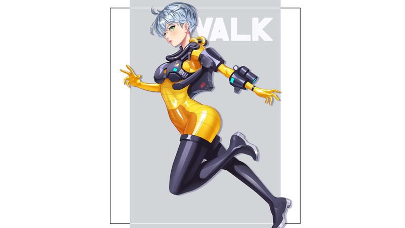 Valkyrie(Apex Legends), white hair, 2K, anime, Apex Legends, TutaNigi1901