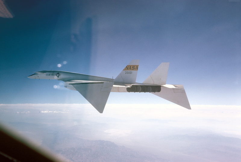 North American XB-70 Valkyrie, army, aerospace industry, transportation, fighter aircraft, military, outdoors, cloud - sky, motion, nature, day, sky, 4K