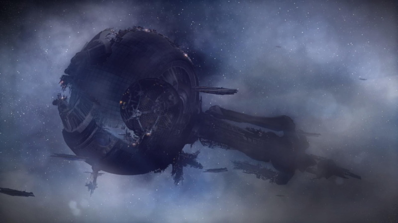 fantasy, side view, adult, artwork, Mass Effect 3, full length, one person, planet - space, Mass Effect, space, The Crucible, digital composite, nature