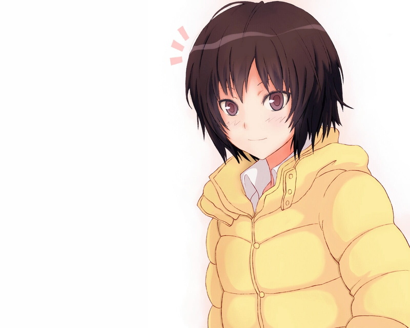 front view, child, wearing, girls, character, beautiful woman, white background, illustration, copy space, anime, females, haired, looking at camera, innocence