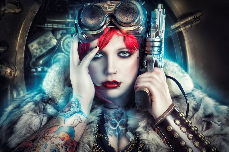 young adult, portrait, hair, human body part, hairstyle, beautiful woman, body part, Girls and Guns, females, 1080P, Sci Fi, beauty, human lips, women