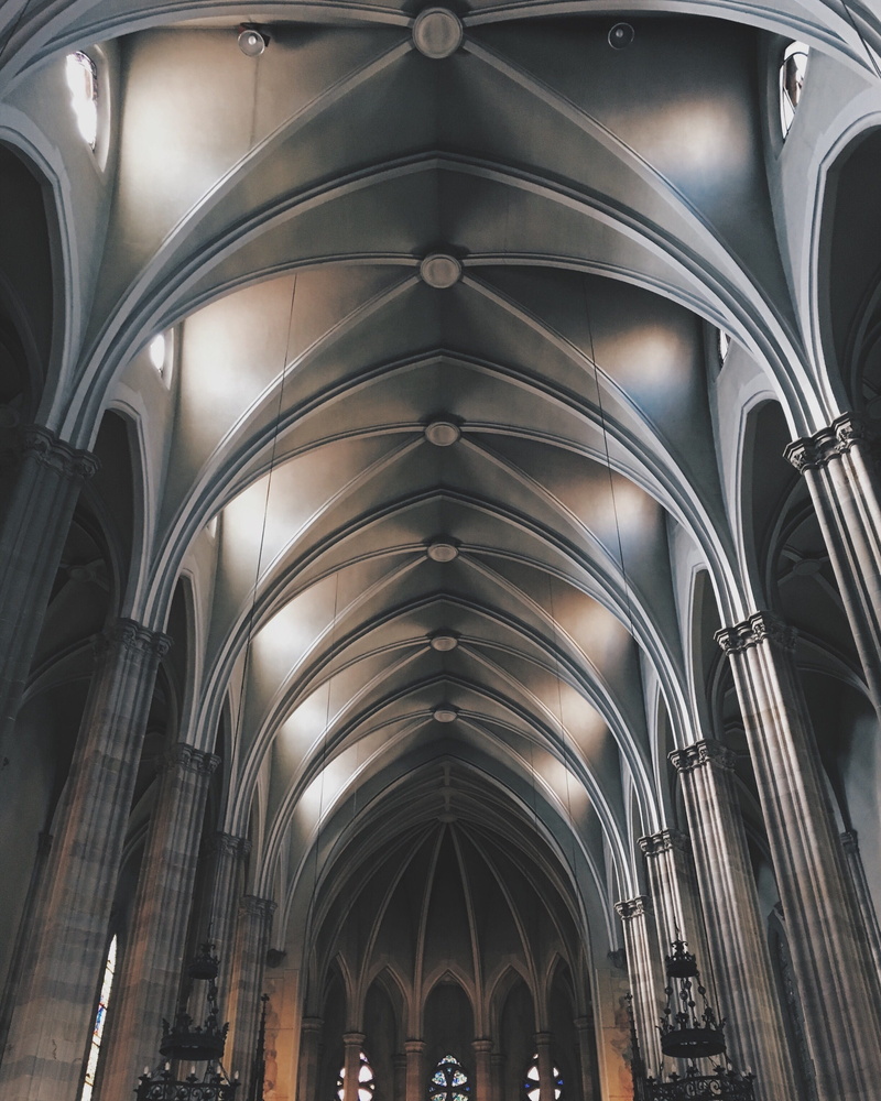 architectural feature, arch, place of worship, spirituality, the past, abbey, architecture, indoors, cathedral, arches, interior, architectural design