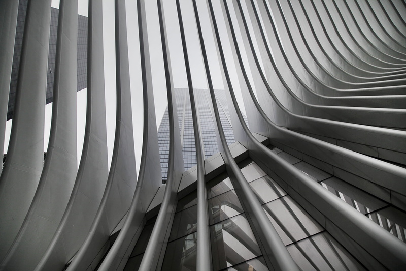 steel, united states, architecture, curve, metal, day, pipe - tube, pattern, building, oculus, alloy, abstract, architectural feature, new york, close-up