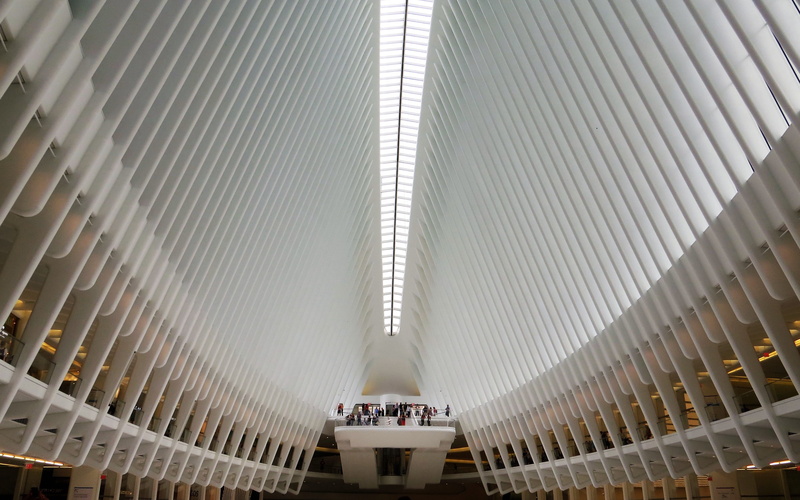 repetition, adult, built structure, large group of people, wtc, men, by looking, day, office building exterior, low angle view, pattern, real people, ceiling