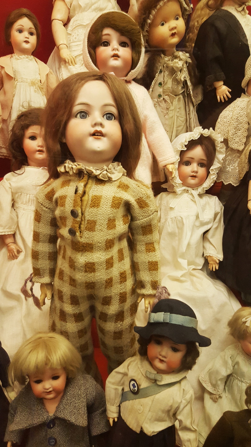 junk, puppet theatre, portrait, looking at camera, 5K, kitsch, dress, females, human representation, males, second hand, girl, childhood, collection, boys