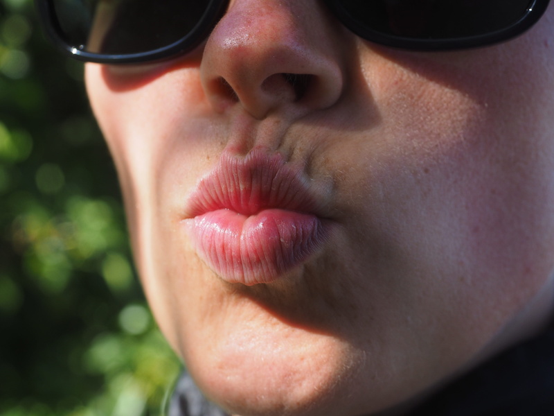 mouth open, human body part, lipstick, portrait, kiss, lips, romance, kiss mouth, one person, face, women, body part, focus on foreground, day, close-up