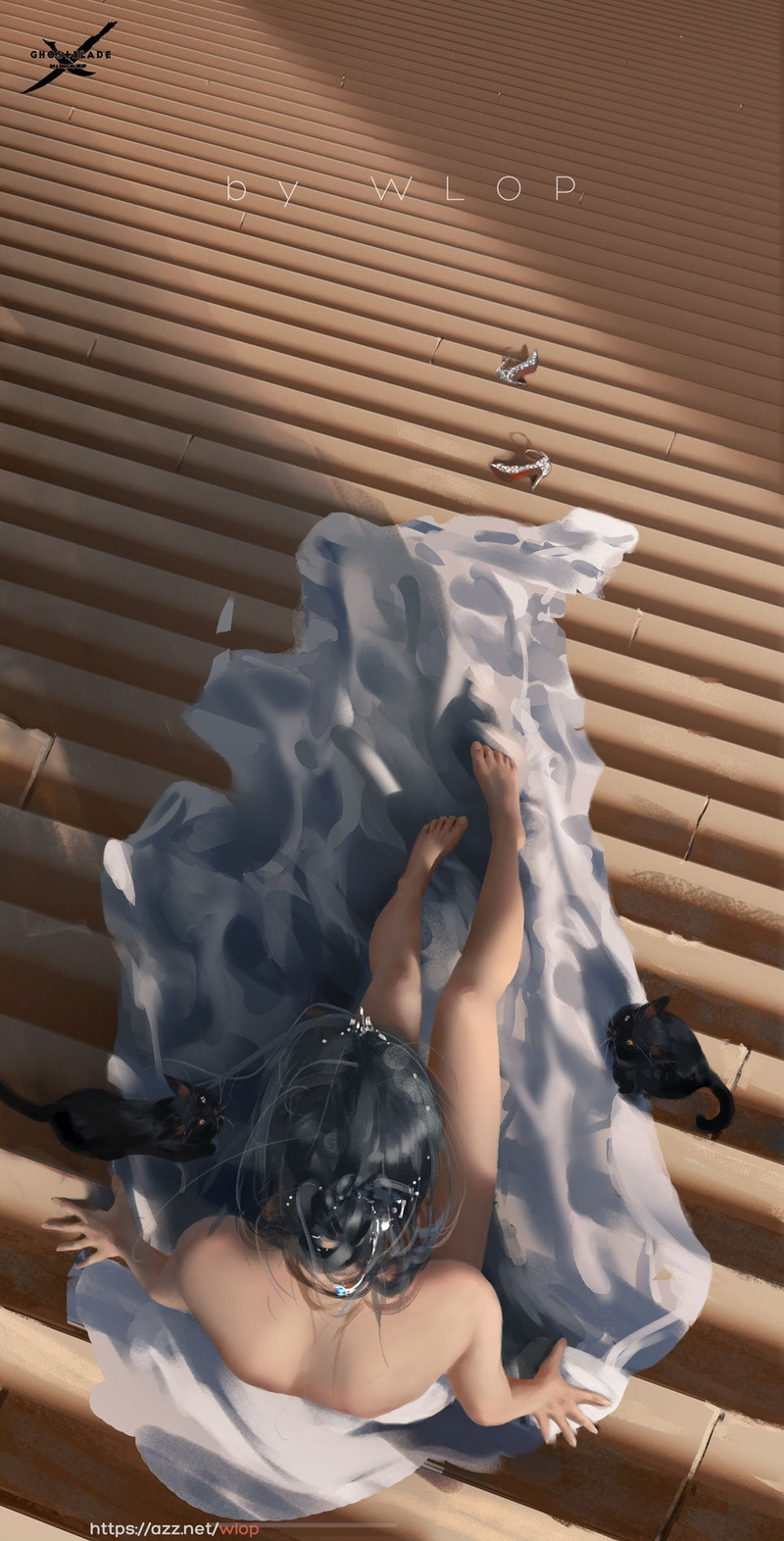 woman crying, girl in armor, anime girls, 720P, women, 过期科技, WLOP, fantasy girl