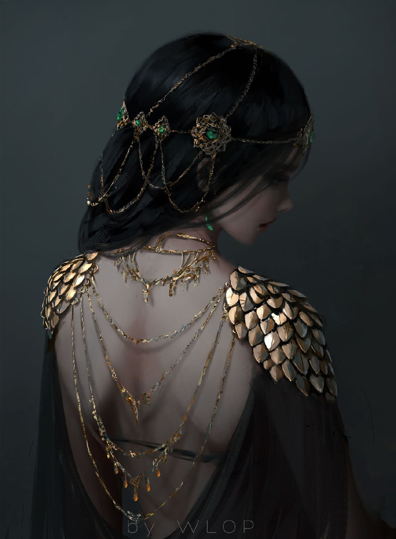 fantasy girl, anime girls, woman crying, women, 720P, girl in armor, 过期科技, WLOP