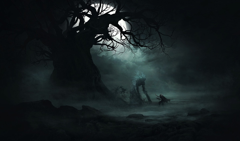 Solomon Kane, dark, Moon, castle, 1080P, mist, moonlight, Mythic Games, horror