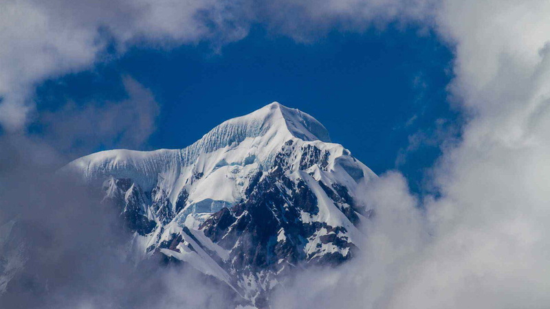 scenics - nature, wilderness, ice, scenery, ski, europe, white color, mountain, cold, alp, peak, top, tranquility, summit, trees, mountains, valley, 1080P